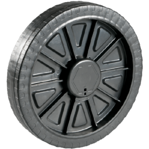 One Piece Plastic Wheel Assembly