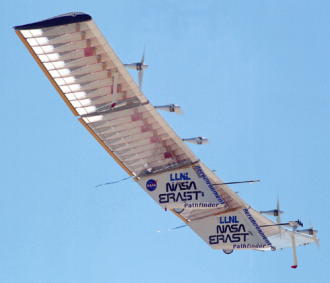 Photo of plastic plane by NASA